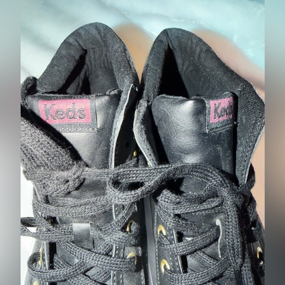 Keds Black and Brown High-Top Sneakers - Picture 5 of 11